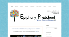Desktop Screenshot of epiphanypreschool.com
